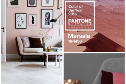 Colour of the year 2015: brown-red shade, alias Marsala