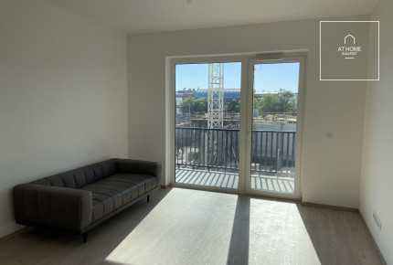 A newly built one-bedroom apartment is available For rent in the 11th district of Budapest, Budapart.