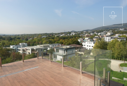 Newly-built penthouse with panoramic view in Budapest 11th district, Madárhegy