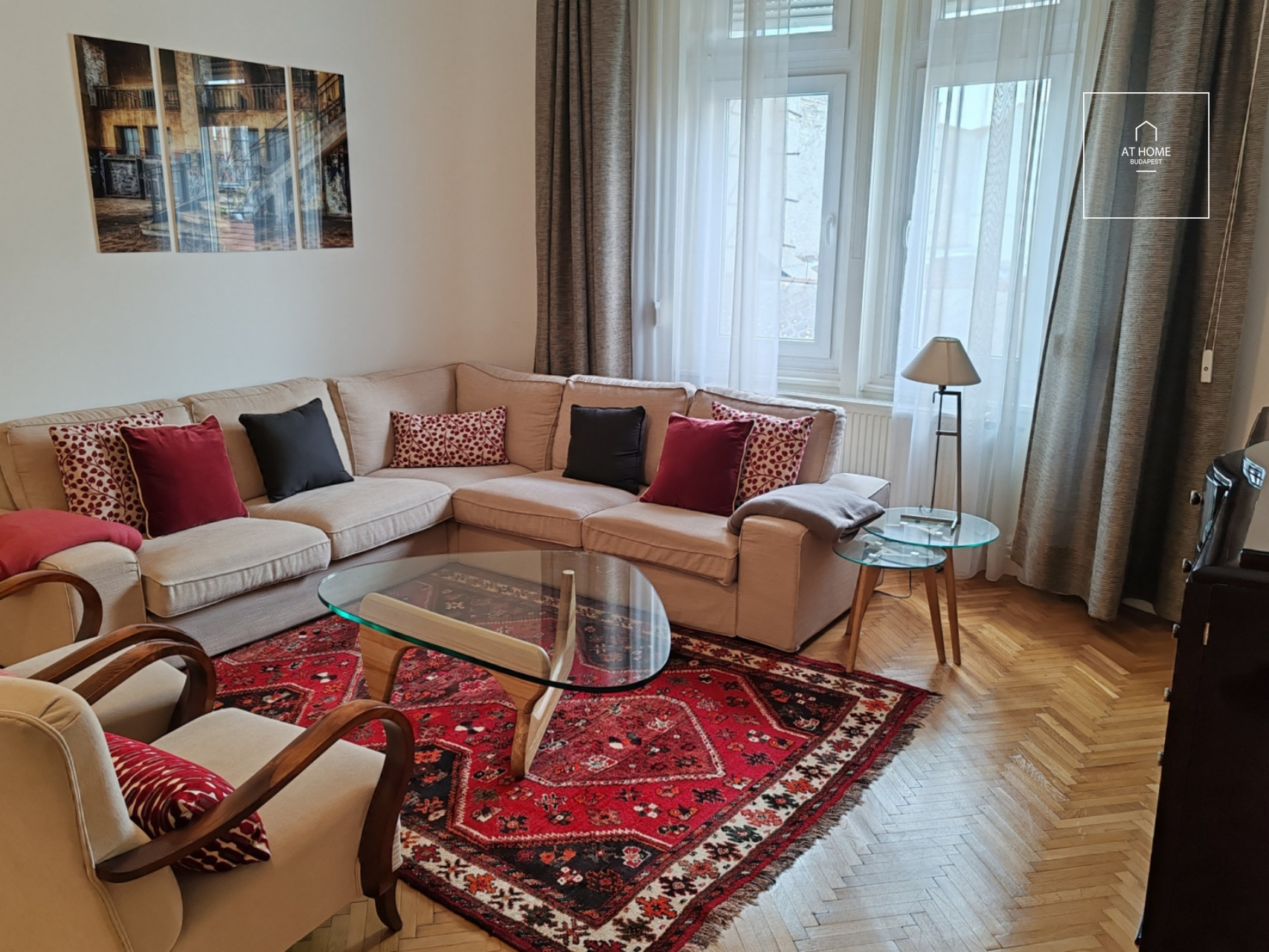 Two-bedroom apartment  for rent in the 7th district of Budapest, Erzsébetváros