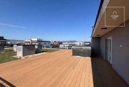 A newly built penthouse apartment for sale in Budapest, District XIII, Lőportárdűlő.
