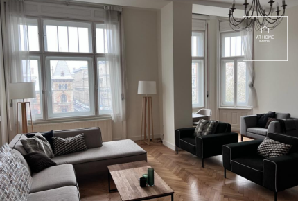Dunai panorámás, exkluzív 2 hálós lakás kiadó V. kerület, Lipótváros