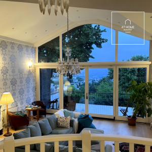 Exclusive semi-detached house with private garden and stunning panoramic view in District XII, Orbánhegy