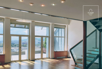 182nm-es 2 hálószobás panorámás lakás IX. kerület, Milleniumi Városrész