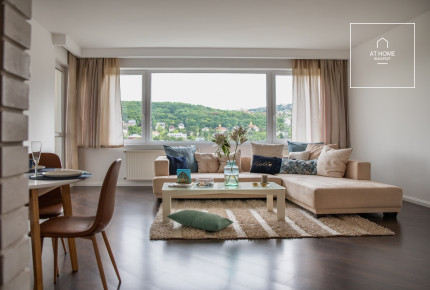 Premium two-bedroom apartment with panoramic views in the 2nd district, Törökvész, Budapest