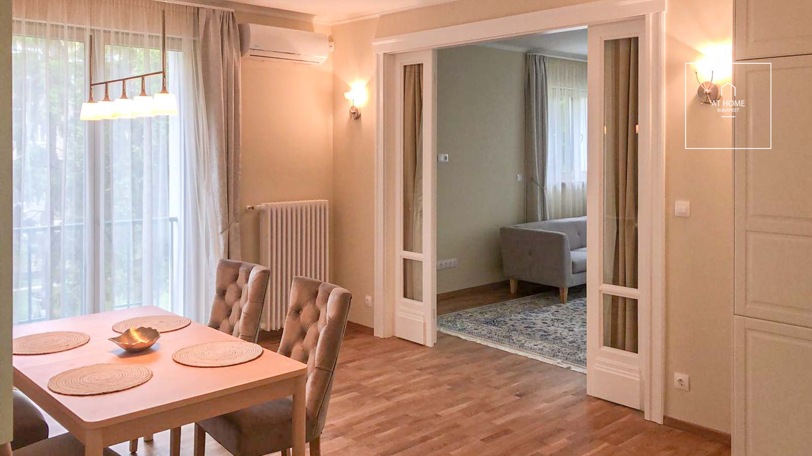 Refurbished beautiful 2-bedroom apartment for rent in Budapest II. district