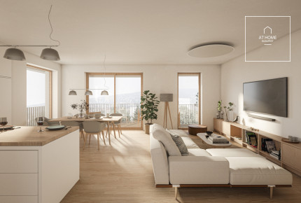 Newly-built luxury apartment with exclusive garden for sale in Törökvész, 2nd district, Budapest