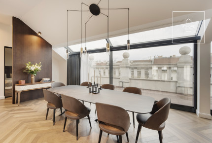 Luxury penthouse for rent in the heart of Budapest 6th district