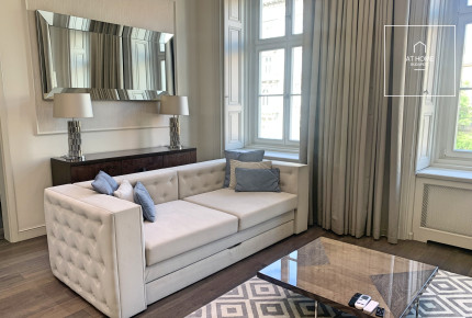 Beautiful 1-bedroom apartment for rent in Budapest V. district, next to the Basilica
