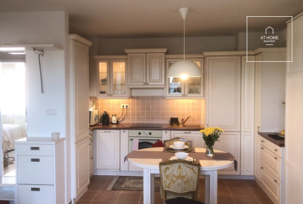 Top-Floor Apartment with Panoramic Views and 25 m² Terrace in District XI