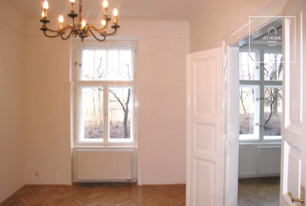 3-bedroom apartment, ground floor, Chopinova, Vinohrady