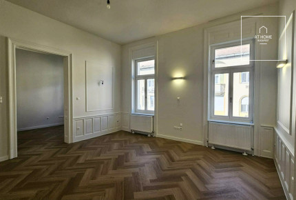 Felújított 107nm-es 2 hálószobás lakás kiadó a Margit híd közelében a II. kerületben