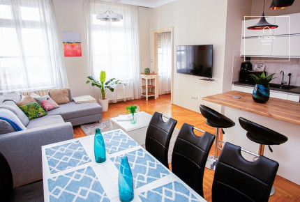 Refurbished 2-bedroom apartment for sale in downtown Budapest