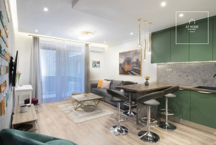 Exkluzív 2 hálószobás luxuslakás a Corvin-Negyedben