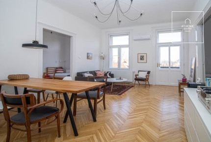 Modern 3 hálószobás polgári lakás a VII. kerületben