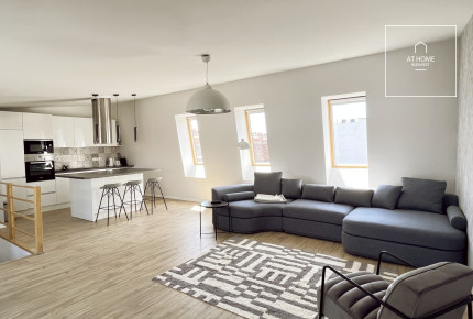 3 hálószobás penthouse luxuslakás kiadó a VI. kerületben