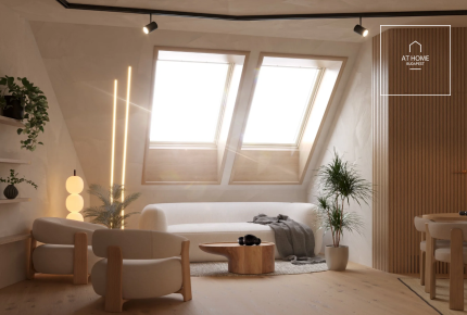 Newly built, premium, top-floor apartment with a terrace in downtown, Budapest