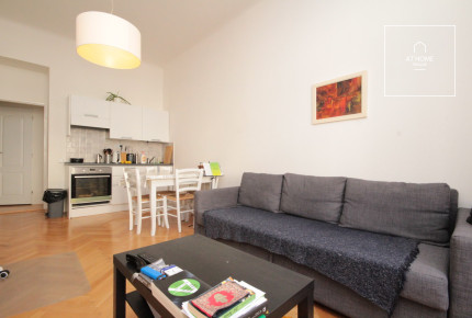 Nice, fully furnished 1bedroom apartment, Žižkov, Kubelíkova