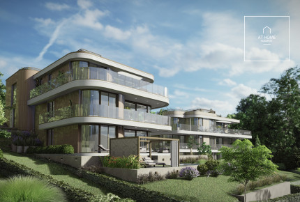 Newly built premium apartment for sale with private garden and swimming pool in the 2nd District, Törökvész