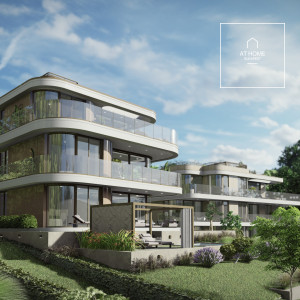 Newly built premium apartment for sale with private garden and swimming pool in the 2nd District, Törökvész