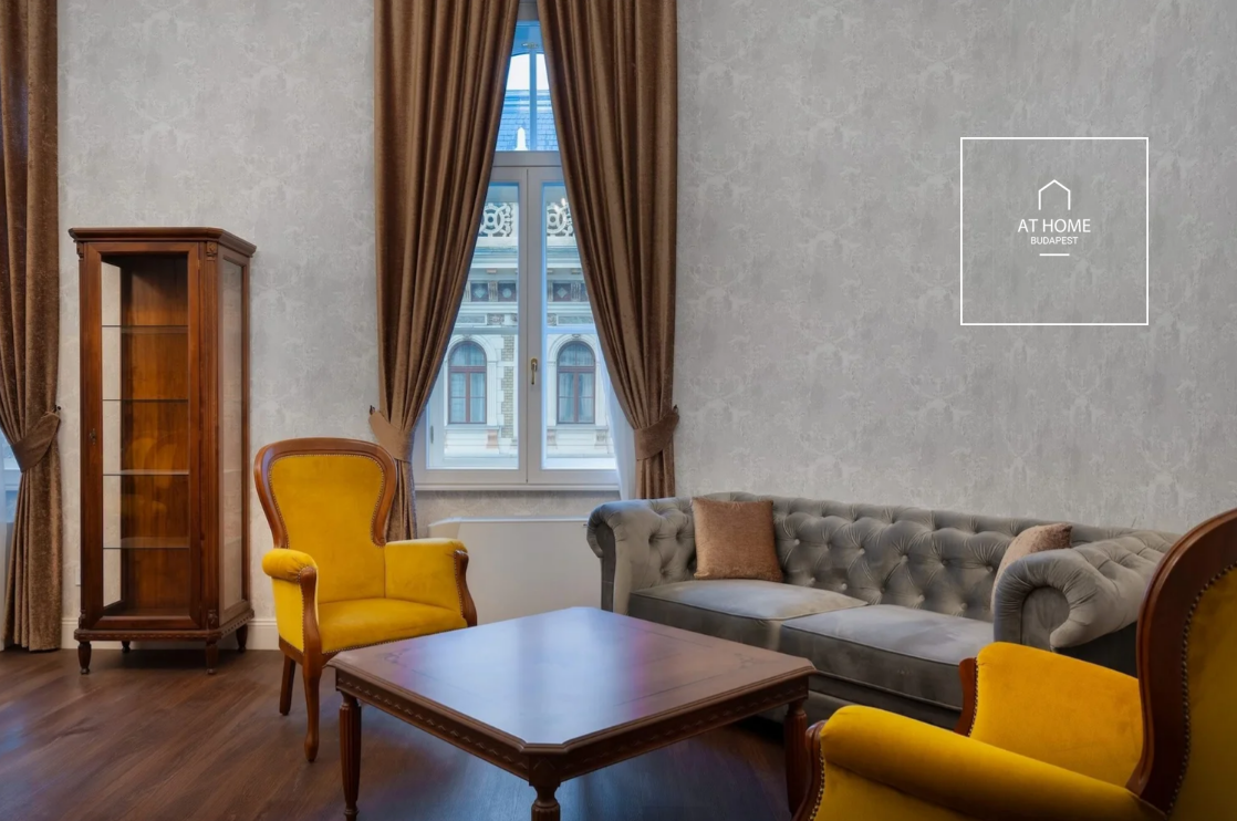 Exclusive 126 sqm panoramic apartment with 2 bedrooms in Budapest’s 6th District