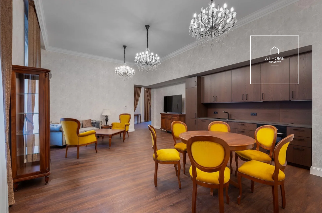 Exclusive 82 sqm apartment with one bedroom in Budapest’s 6th District