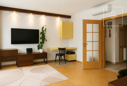 Renovated 56 sqm, one-bedroom apartment with a balcony in Budapest’s 1st district