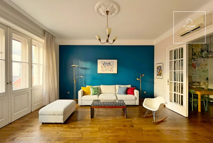 84 sqm downtown apartment with 2 bedrooms and a balcony in District V