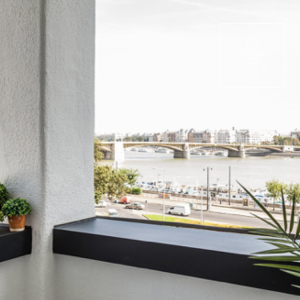 Panoramic two-bedroom premium apartment for rent Budapest II. district Víziváros