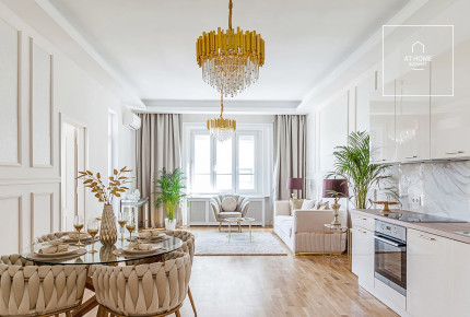 Luxury apartment with permanent Danube panorama and balcony for sale in Budapest’s II district, Víziváros