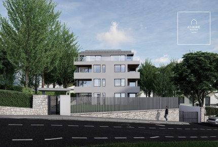 Newly built, 104 sqm ground-floor apartment with garden access and an 11 sqm terrace in Budapest’s 2nd district