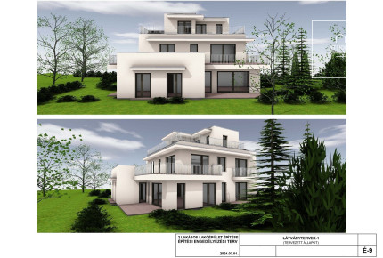 Corner plot with building permit is for sale in District XII, Svábhegy, Budapest