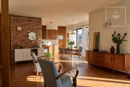 Apartment for rent in the 13th district, in Újlipótváros, with 2 bedrooms and a terrace