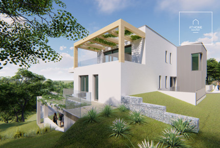 Newly built 99,75 sqm ground-floor apartment with a 64 sqm terrace and direct garden access in Budapest’s XII district