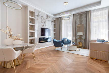 Exkluzív, designer 1 hálós lakás kiadó az V. kerületben