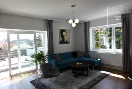 Nagy teraszos felújított lakás kiadó Budapest II. kerület, Zöldmál