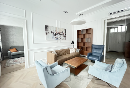 Renovated 90 sqm, 2-bedroom apartment for rent in Budapest’s 6th district