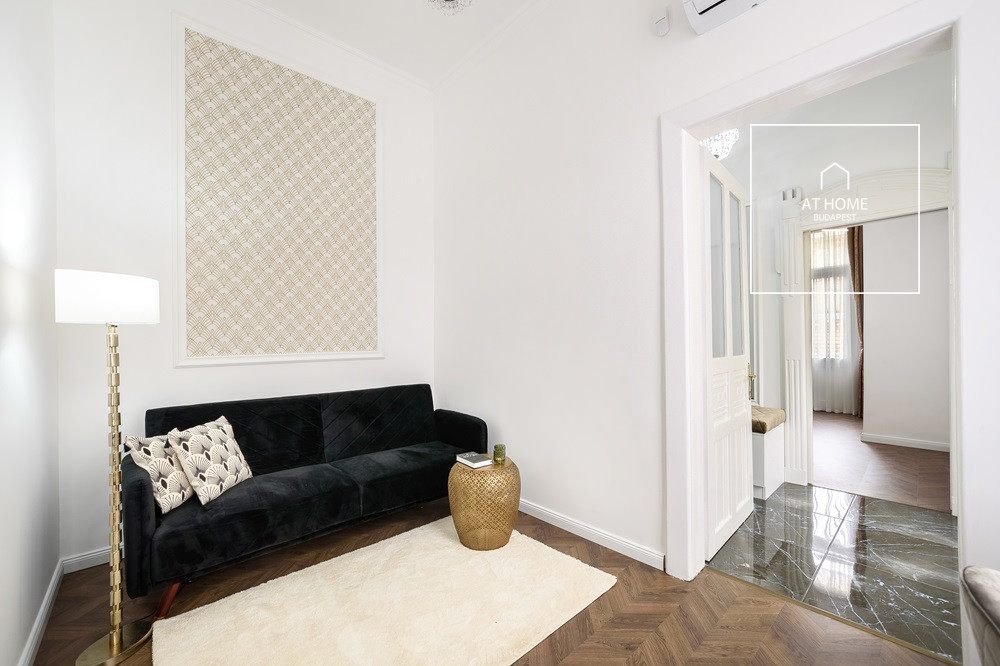 Premium three-bedroom apartment for rent in the 6th district of Budapest, Terézváros