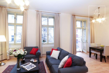 Fully furnished 2 bedroom apartment, Belgická, Vinohrady
