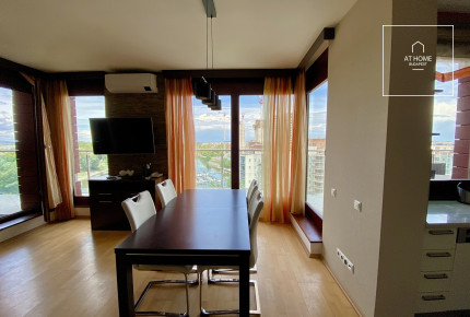 Dunai panorámás 2 hálószobás lakás 35 nm-es terasszal a XIII. kerületben