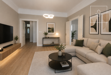 Renovated 103 sqm 2-bedroom apartment in District XIII, Újlipótváros
