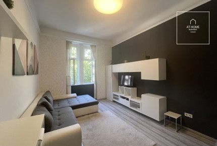Renovated apartment with a gallery for sale in Krisztinaváros, Budapest.