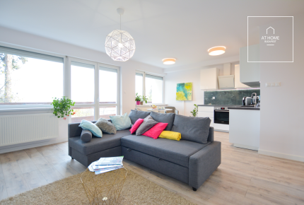 Panoramic, Fully Renovated Apartment with a Large Terrace in a Green Hillside Area
