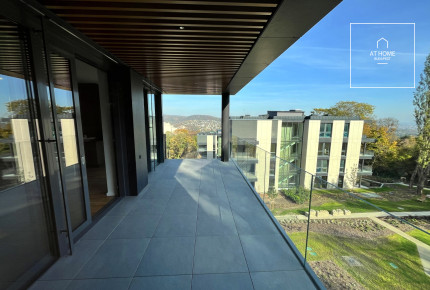 Newly built third-floor apartment with a balcony for rent  in District XII.