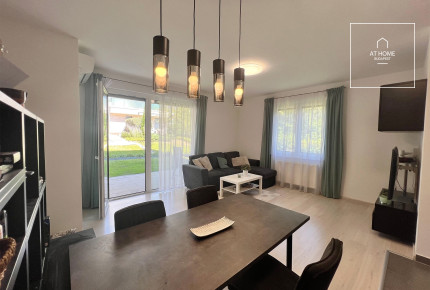 Modern apartment with a terrace  and private garden for sale in the 12th District
