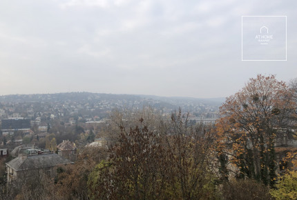 2-storey villa apartment with panoramic view for sale in district 2, Budapest