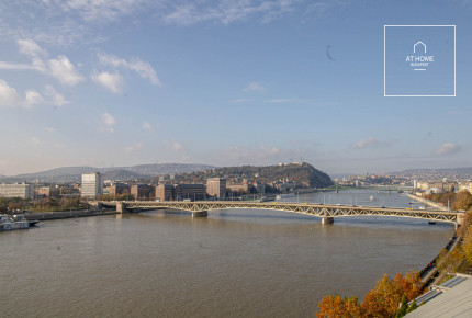 Penthouse apartment with huges terrace overlooking the Danube Budapest IX. district, Millenium City Center